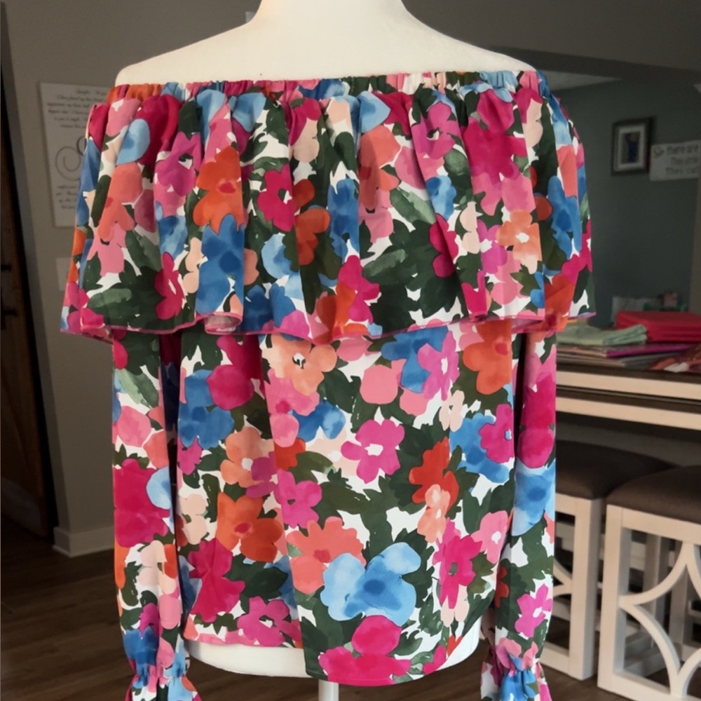 Floral Off-Shoulder Top